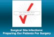 Surgical Site Infections: Preparing Our Patients For Surgery
