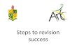 Steps to revision success. Before we start….. Some TOUGH TRUTHS