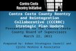 Contra Costa County Reentry and Reintegration Collaborative (CCCRRC) Strategic Plan Update Presentation to The Contra Costa County Board of Supervisors
