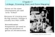 Chapter 7 Linkage, Crossing Over and Gene Mapping Genes on the same chromosome are said to be “linked” Because of crossing over during meiosis, linkage