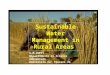 Sustainable Water Management in Rural Areas G.M.ZUPPI Dipartimento di Scienze Ambientali Università Ca’ Foscari di Venezia