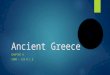 Ancient Greece CHAPTER 4 1900 – 133 B.C.E.. Early Civilizations In Greece  Geography played an important role in the development of Greek civilization