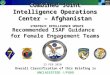 1 NATO OTAN Combined Joint Intelligence Operations Center – Afghanistan STRATEGIC INTELLIGENCE UPDATE Overall Classification of this Briefing is UNCLASSIFIED