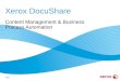 Slide 1 Xerox DocuShare Content Management & Business Process Automation