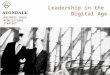 Leadership in the Digital Age BUSINESS SALES ACQUISITIONS STRATEGY