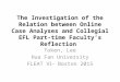 The Investigation of the Relation between Online Case Analyses and Collegial EFL Part-time Faculty’s Reflection Token, Lee Hua Fan University FLEAT Ⅵ –