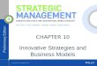 C HAPTER 10 Innovative Strategies and Business Models