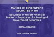 MARKET OF GOVERNMENT SECURITIES IN BH Securities in the BH Financial Market – Preparation for Issuing of Government Securities Banja Vrućica, 18. May 2006
