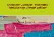Computer Concepts - Illustrated Introductory, Seventh Edition UNIT F: Data Security
