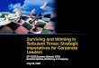 Surviving and Winning in Turbulent Times: Strategic Imperatives for Corporate Leaders 27 th CEO Summer School, KCCI Dominic Barton, McKinsey & Company