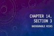 CHAPTER 14, SECTION 3 UNINSURABLE RISKS. IDENTIFYING AND REDUCING RISKS Businesses cannot insure many of the risks they face. Some are too expensive to