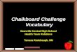 Chalkboard Challenge Vocabulary Granville Central High School Health Team Relations Tamara Rodebaugh, RN