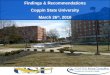 Findings & Recommendations Coppin State University March 26 th, 2010