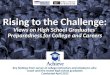 Rising to the Challenge: Views on High School Graduates’ Preparedness for College and Careers Rising to the Challenge: Views on High School Graduates’