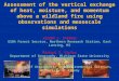 Assessment of the vertical exchange of heat, moisture, and momentum above a wildland fire using observations and mesoscale simulations Joseph J. Charney