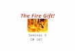 The Fire Gift! Seminar 6 CM 107. Goals In Unit 2, we learned about “elixirs” and “amulets” (powerful objects that protect heroes)—not as literal objects,