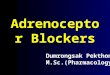 Adrenoceptor Blockers Dumrongsak Pekthong M.Sc.(Pharmacology)