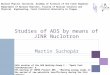 Studies of ADS by means of JINR Nuclotron Martin Suchopár Nuclear Physics Institute, Academy of Sciences of the Czech Republic Department of Nuclear Reactors,