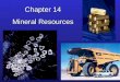Chapter 14 Mineral Resources. © Brooks/Cole Publishing Company / ITP Some Important Elements C carbon H hydrogen N nitrogen O oxygen P phosphorus Br bromine