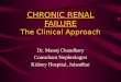 CHRONIC RENAL FAILURE The Clinical Approach Dr. Manoj Chaudhary Consultant Nephrologist Kidney Hospital, Jalandhar