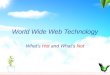 World Wide Web Technology What’s Hot and What’s Not