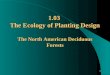 1 1.03 The Ecology of Planting Design The North American Deciduous Forests