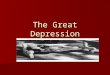 The Great Depression. An Economic Crisis Companies sell stocks – shares of ownership- to raise money. Companies sell stocks – shares of ownership- to