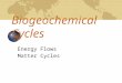 Biogeochemical Cycles Energy Flows Matter Cycles