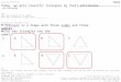 3 rd Grade Measurement and Geometry 2.2 (2Q) Identify attributes of triangles (e.g.; two equal sides for the isosceles triangle, three equal sides for