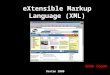 DevCon 2000 Adam Cogan eXtensible Markup Language (XML)