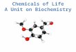 Chemicals of Life A Unit on Biochemistry. Important terms: Atoms: Basic building block of matter