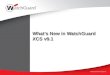 What’s New in WatchGuard XCS v9.1. Introducing WatchGuard XCS v9.1  Enhancements that improve ease of use Improved web-based installation wizard After