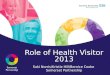Role of Health Visitor 2013 Suki Norris/Kristie Hill/Bernice Cooke Somerset Partnership