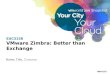 EUC3158 VMware Zimbra: Better than Exchange Name, Title, Company