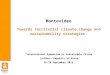 Montevideo Towards territorial climate change and sustainability strategies “ International Symposium on Sustainable Cities” Incheon, Republic of Korea