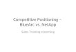 Competitive Positioning â€“ BlueArc vs. NetApp Sales Training eLearning