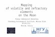 Mapping of volatile and refractory elements on the Moon Alexey Andreyevich Berezhnoy Sternberg Astronomical Institute, Moscow State University, Moscow,