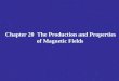 Chapter 20 The Production and Properties of Magnetic Fields