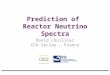 Prediction of Reactor Neutrino Spectra David Lhuillier CEA Saclay - France