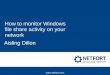Www.netfort.com How to monitor Windows file share activity on your network Aisling Dillon