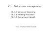 Ch.1.5 Stress at Weaning Ch.1.6 Milking Practices Ch.1.7 Dairy Herd Health MSc. Mohammed Sabah Ch1. Dairy cows management