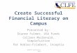 Create Successful Financial Literacy on Campus Presented by: Dianne Fulmer, USA Funds Colleen MacDonald, SimpleTuition Pat Robles-Friebert, Inceptia WASFAA