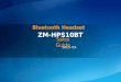 ⓒ 2013 Zalman Tech Co., Ltd. ZM-HPS10BT 2013. 03. ZM-HPS10BT Bluetooth Headset Sales Guide