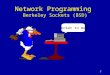 1 Network Programming Berkeley Sockets (BSD) Socket to me!