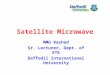 Satellite Microwave MMG Rashed Sr. Lecturer, Dept. of ETE Daffodil International University