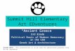 Summit Hill Elementary Art EDventures “Ancient Greece” 3rd Grade Political Roots of Modern Democracy in the USA Greek Art & Architecture Brought to you