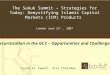The Sukuk Summit – Strategies for Today: Demystifying Islamic Capital Markets (ICM) Products London June 21 st, 2007 Securitization in the GCC – Opportunities