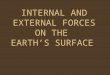 INTERNAL AND EXTERNAL FORCES ON THE EARTH’S SURFACE