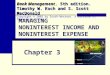MANAGING NONINTEREST INCOME AND NONINTEREST EXPENSE Chapter 3 Bank Management 5th edition. Timothy W. Koch and S. Scott MacDonald Bank Management, 5th