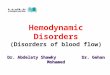 Hemodynamic Disorders (Disorders of blood flow) Dr. Abdelaty Shawky Dr. Gehan Mohamed